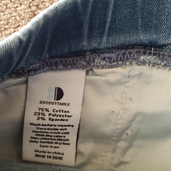 DotDotSmile denim jogger light wash faded jeans - Picture 5 of 7